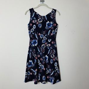 Kaileigh Navy Flower Dress